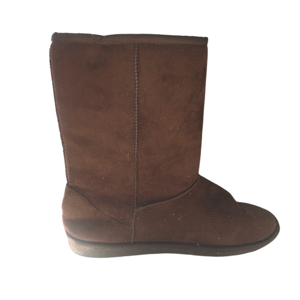 Brown Fuzzy Boots